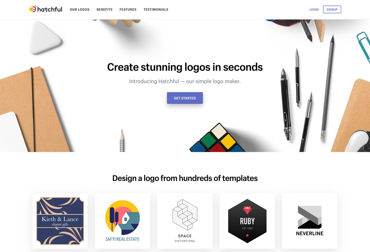 Meilleure conception de logo Shopify DTC gratuite avec Hatchful - Luxe Digital