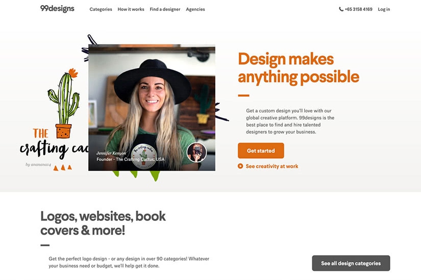 comment créer une entreprise en ligne 99designs branding - Luxe Digital