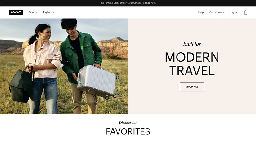 best digital native luxury dtc brands away travel luxe digital