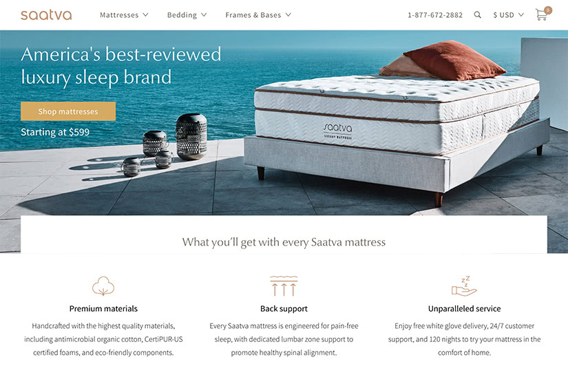 meilleur digital native luxe dtc brands saatva mattress luxe digital