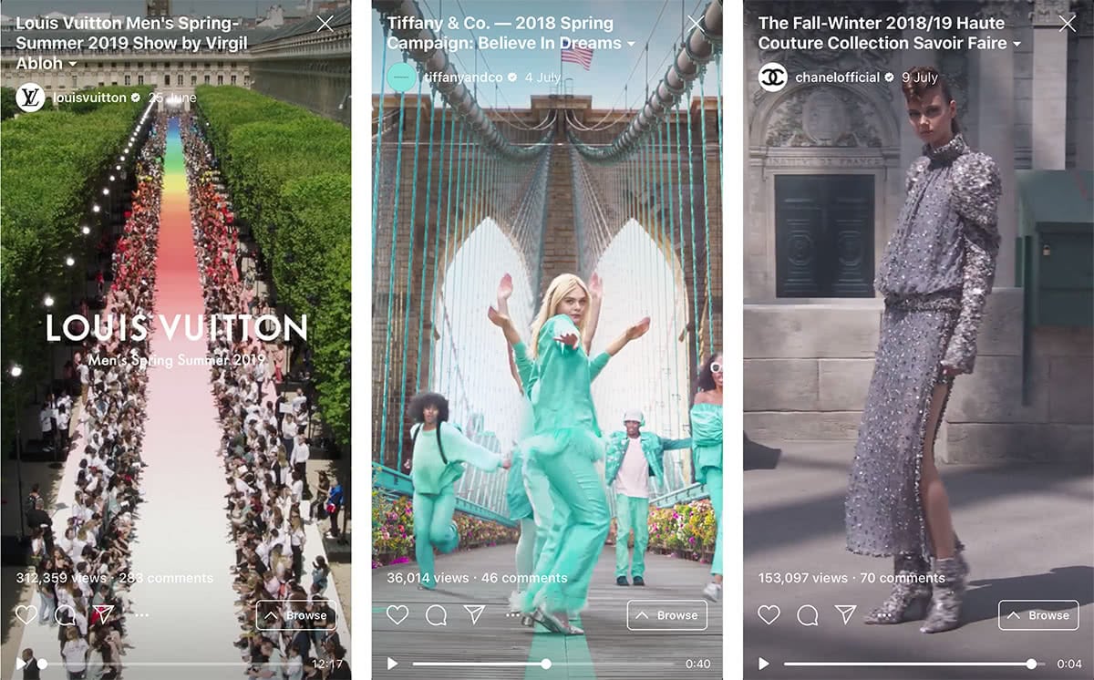 Luxe Digital online storytelling luxe vertical video stories instagram
