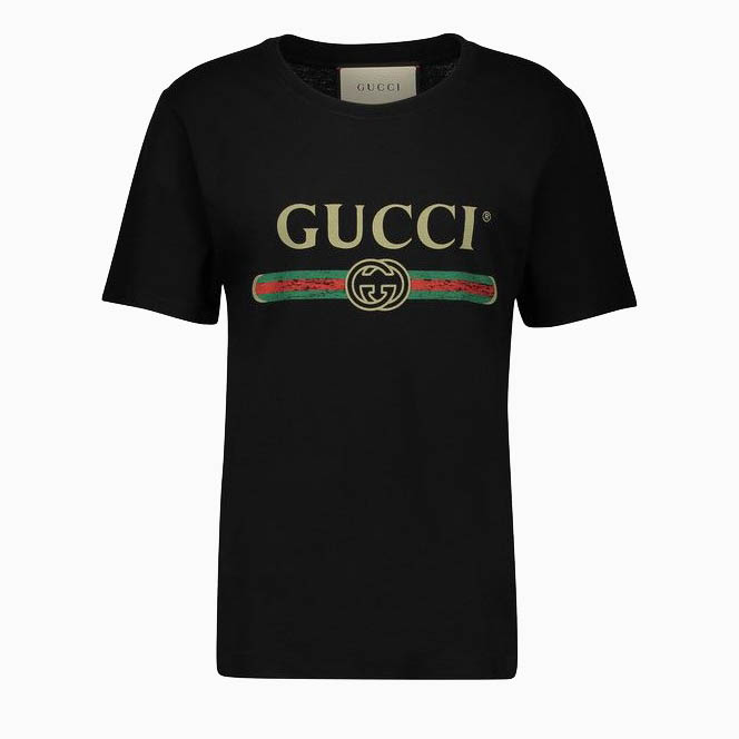 T-shirt noir Gucci pour homme - Grandes marques de luxe - Luxe Digital