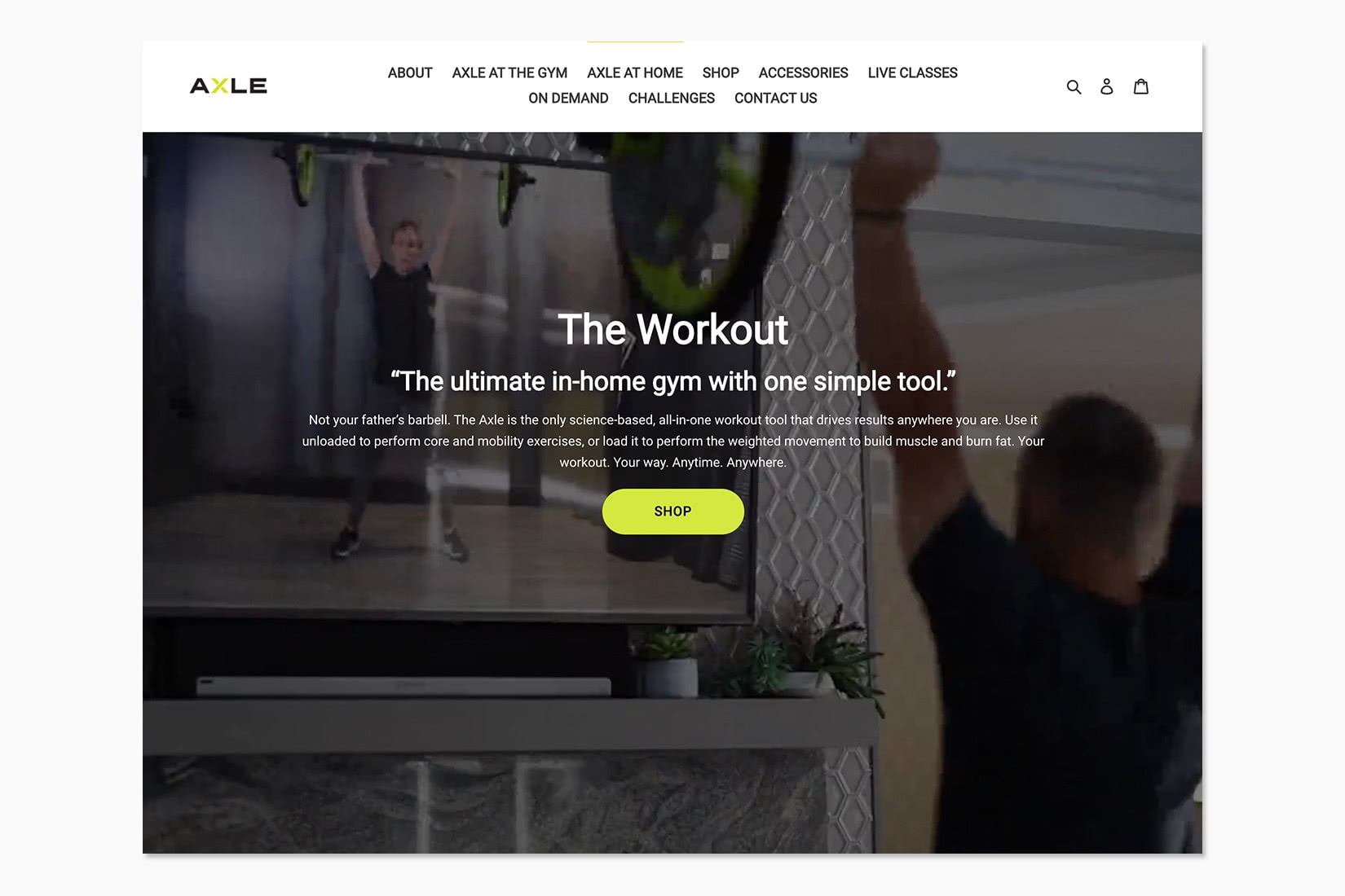 Le meilleur programme d'entraînement en ligne The Axle Workout - Luxe Digital