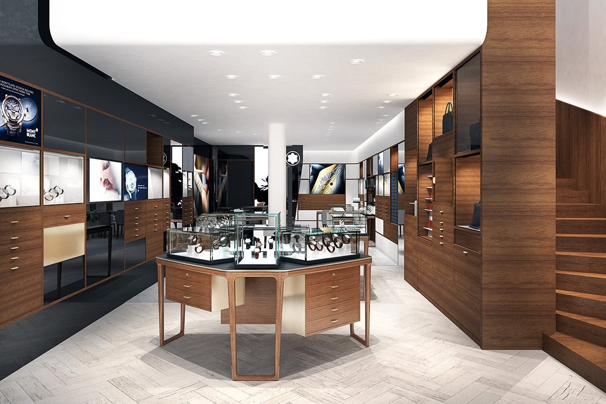 Luxe Digital luxe big data Montblanc Retailnext store