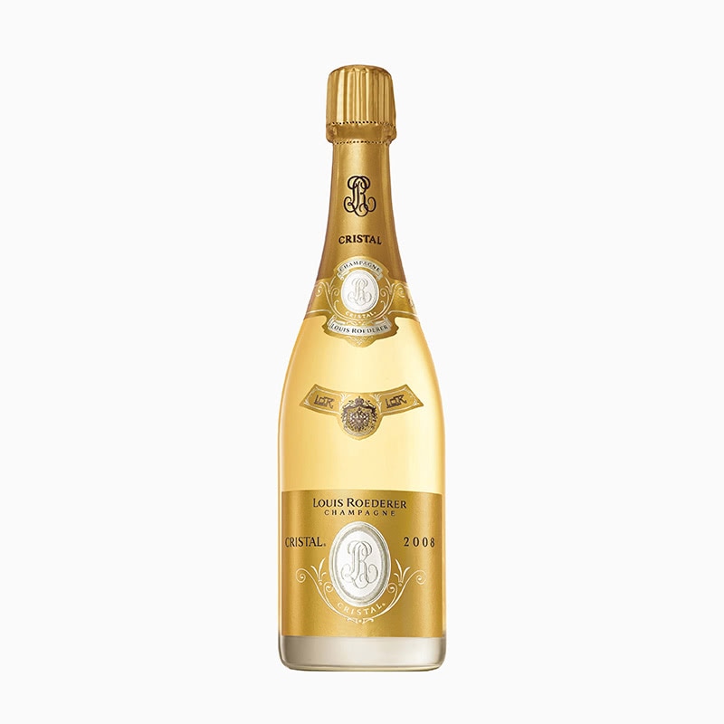 louis roederer cristal 2008 meilleures marques de champagne luxe digital