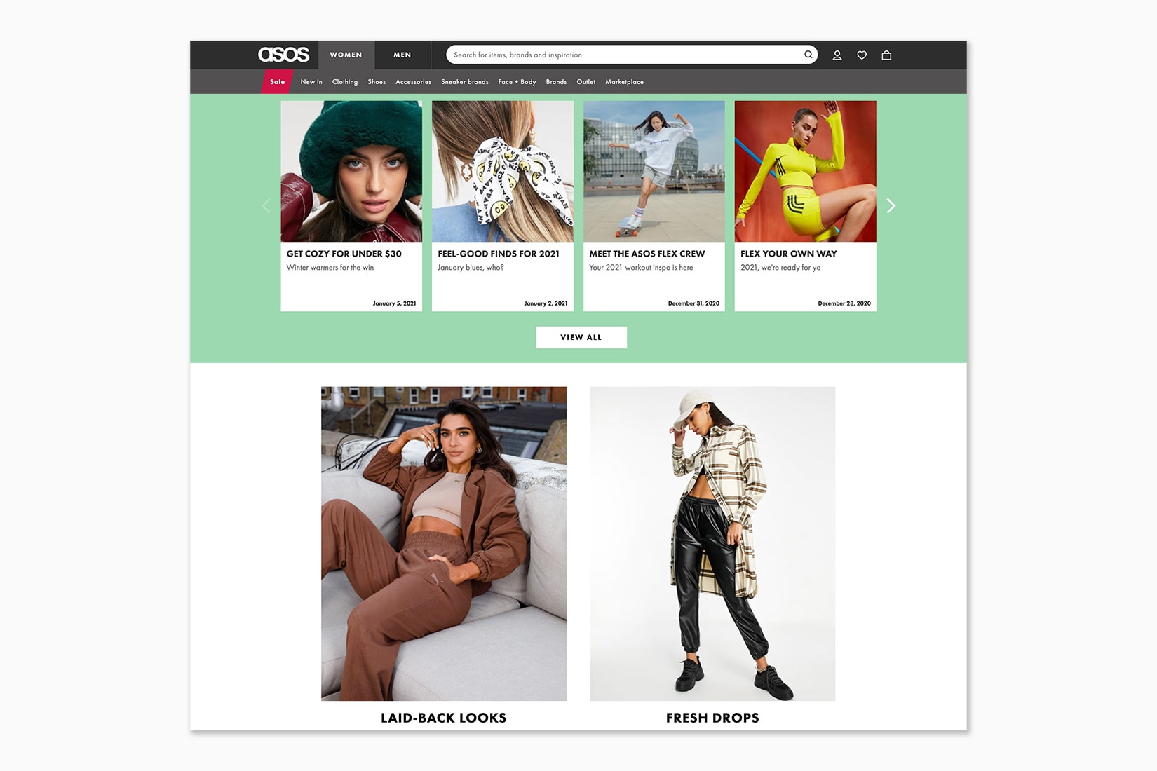 meilleurs sites d'achat en ligne pour femmes ASOS - Luxe Digital