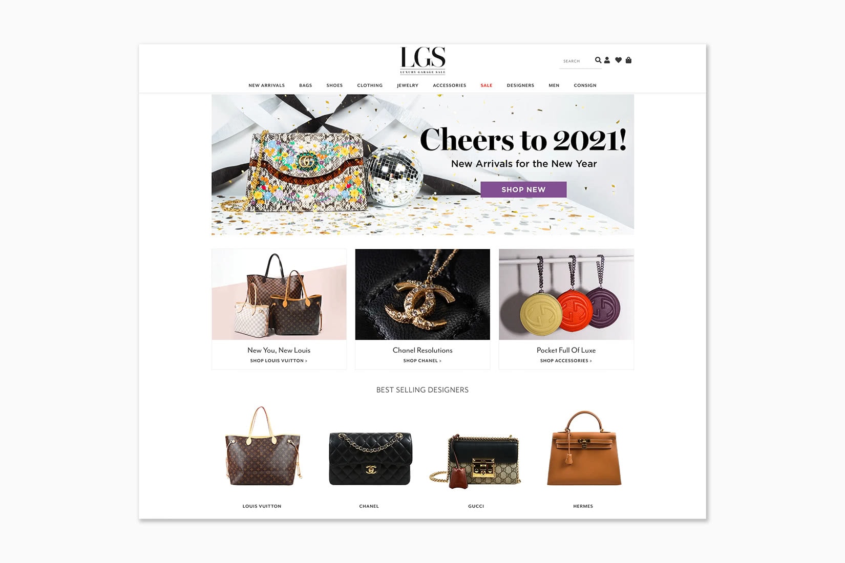 Les meilleurs sites d'achat en ligne pour les femmes Vente de garage de luxe - Luxe Digital