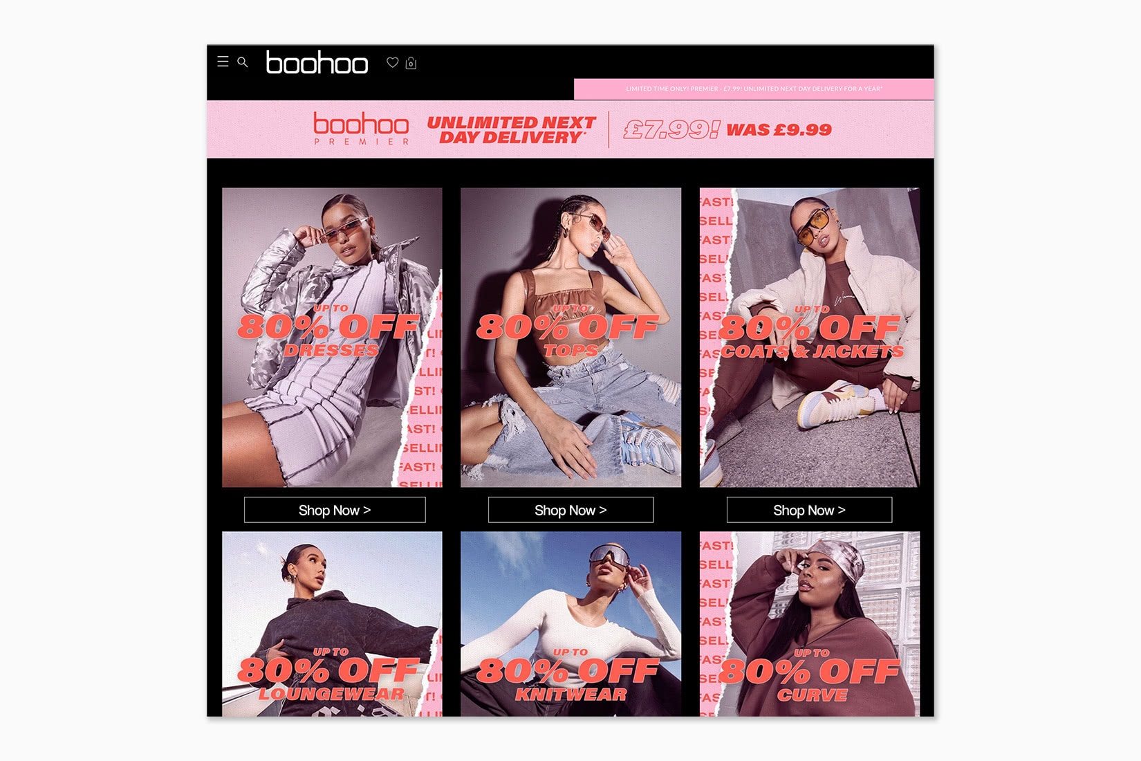 meilleurs sites d'achat en ligne pour les femmes Boohoo - Luxe Digital