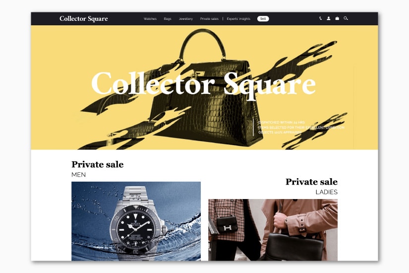 Les meilleurs sites de revente de produits de luxe Collector Square - Luxe Digital