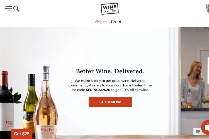 Où acheter de l'alcool en ligne Wine Insiders - Luxe Digital