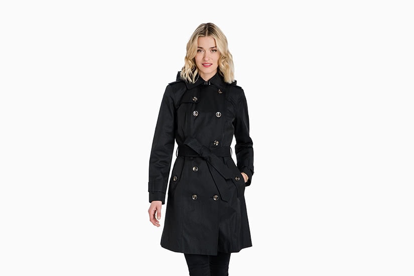 meilleur trench-coat classique pour femme london fog - Luxe Digital