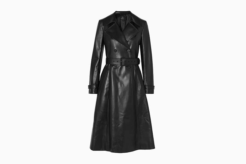 meilleur trench-coat en cuir pour femme prada - Luxe Digital