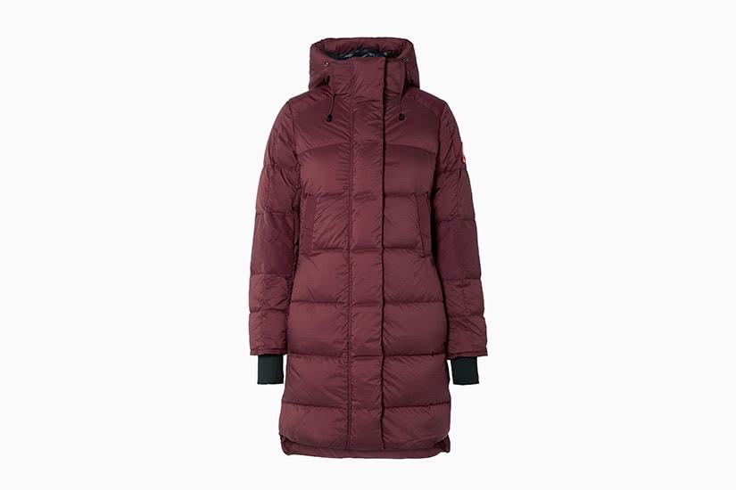 Les meilleurs manteaux d'hiver en duvet long pour femmes Canada Goose Alliston - Luxe Digital