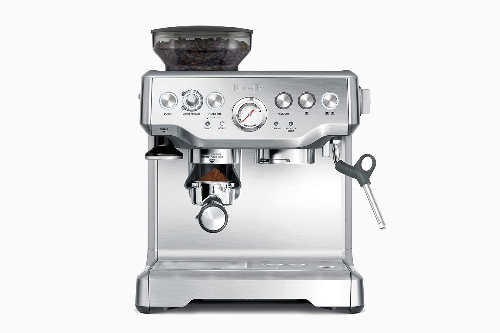 la meilleure machine à espresso chère breville barista express review - Luxe Digital