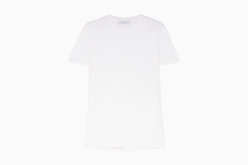 meilleur tee-shirt blanc femme ninety percent linen tee luxe digital