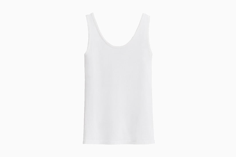 meilleur t-shirt blanc femme cuyana scoop tank luxe digital