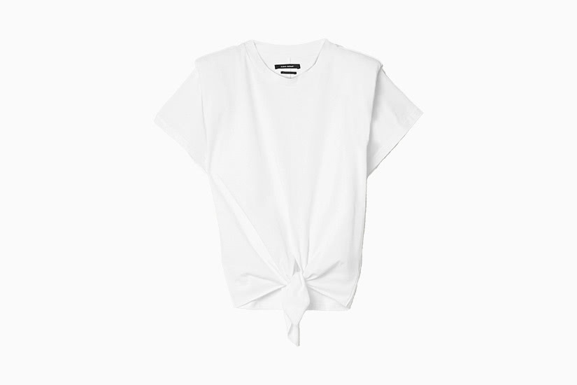meilleur t-shirt blanc femme isabel marant belita tee luxe digital