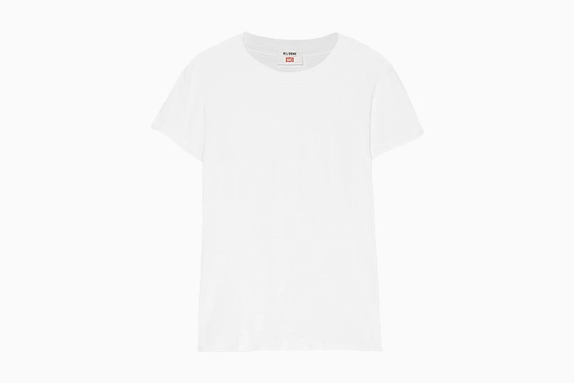 meilleur t-shirt blanc femme redone hanes tee luxe digital