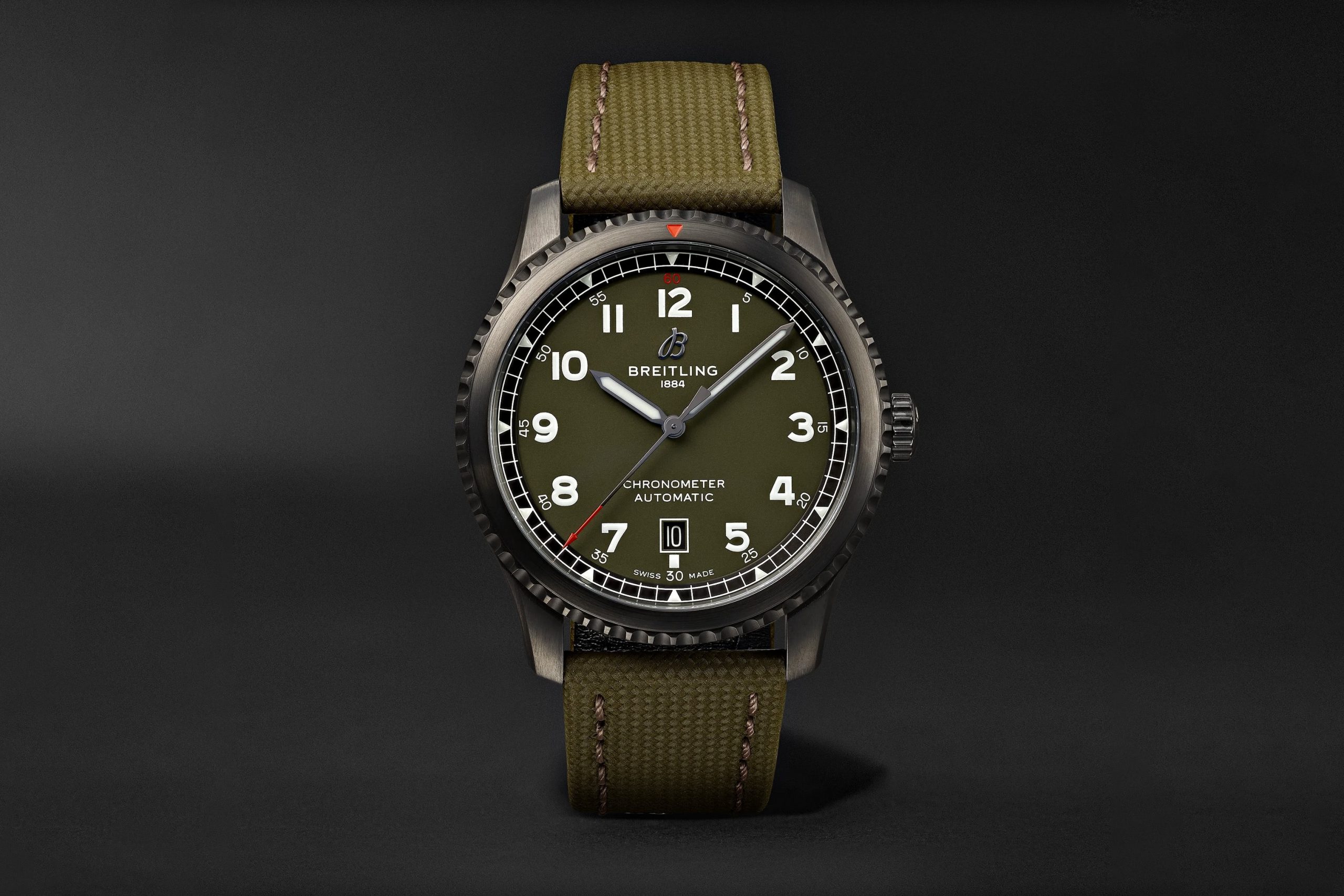 meilleure montre de pilote breitling aviator 8 curtiss warhawk - Luxe Digital