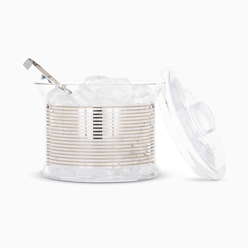 Tom Dixon accessoires réservoir seau à glace platine - Luxe Digital