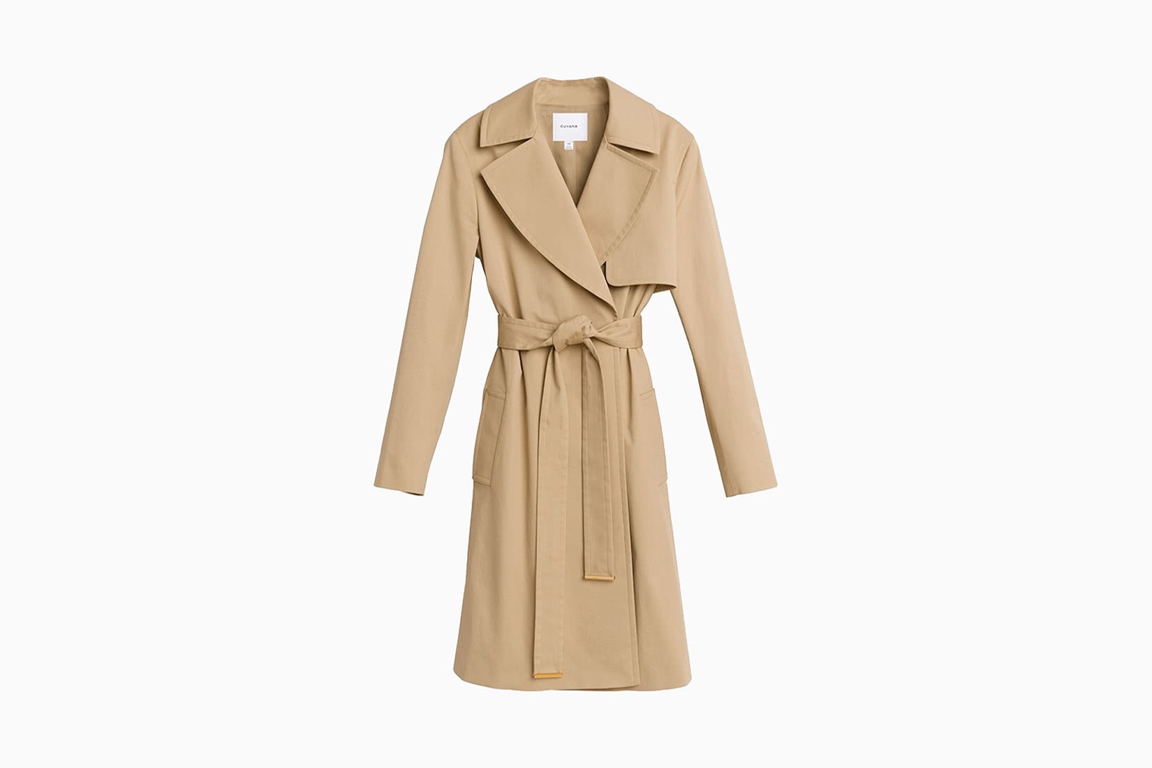 meilleur trench-coat pour femme cuyana - Luxe Digital