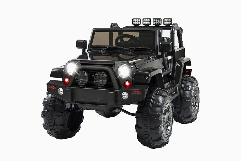 Meilleures voitures électriques pour enfants - Jeep 12v à batterie - Luxe Digital