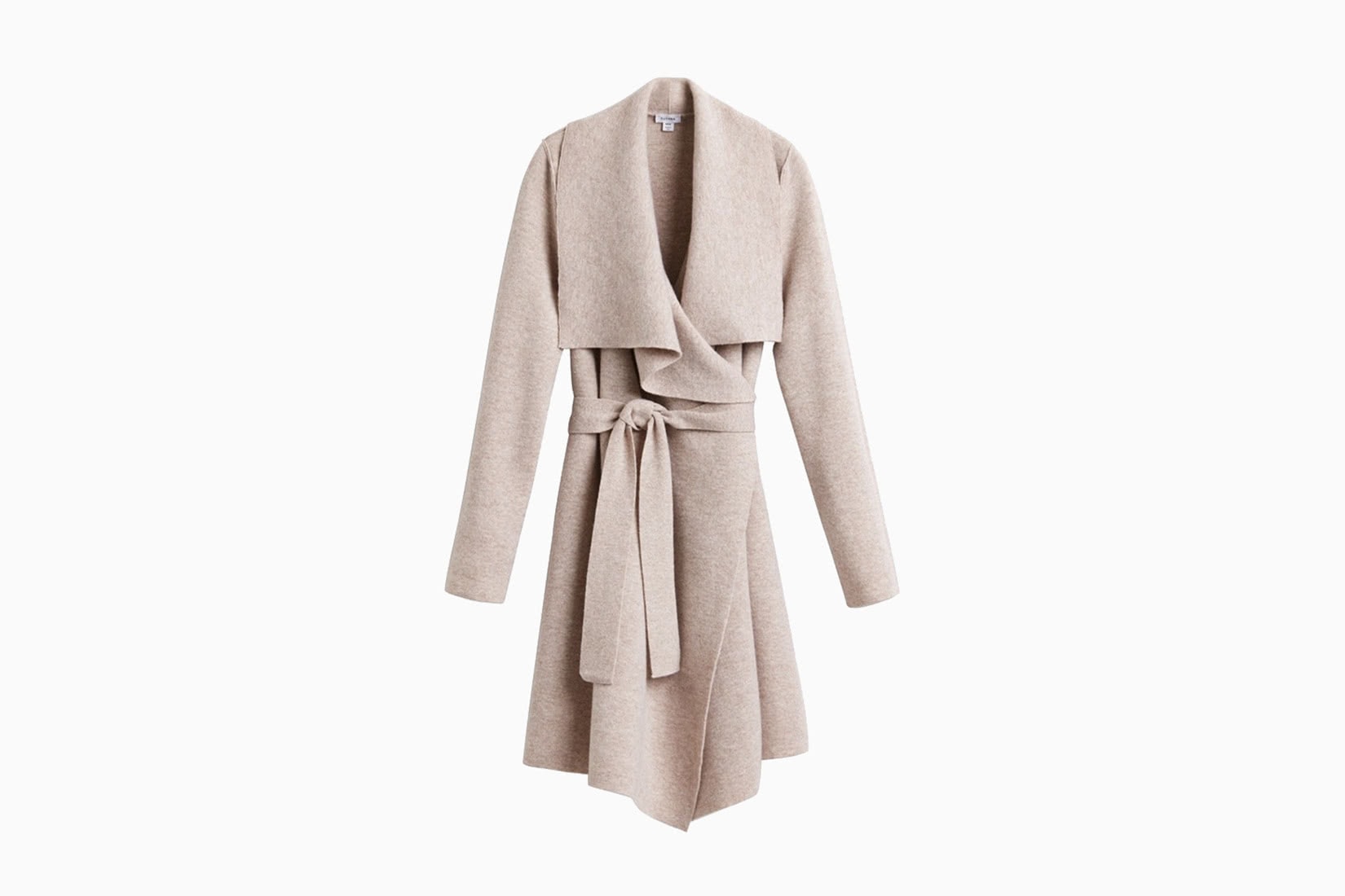 Les meilleurs manteaux d'hiver pour femmes Cuyana Short Wrap - Luxe Digital